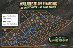 tract layout map for Falcon Crest Tract 19, 5.19 acres for sale in Pushmataha County, Oklahoma