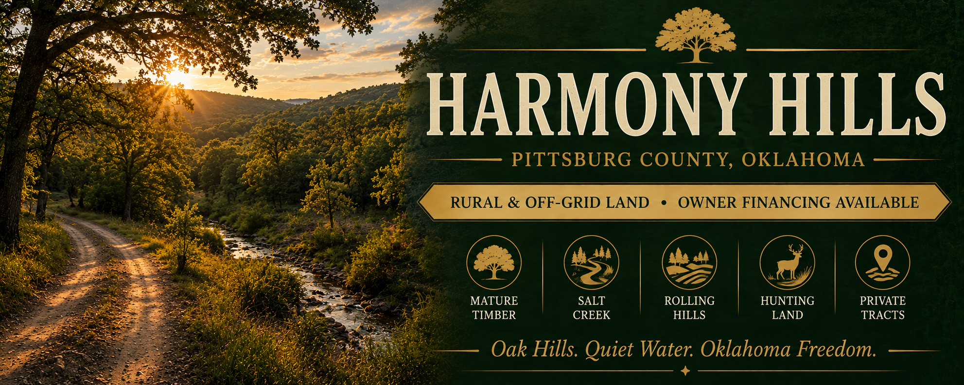 Harmony Hills Tract 1 land for sale in Pittsburg County, Oklahoma