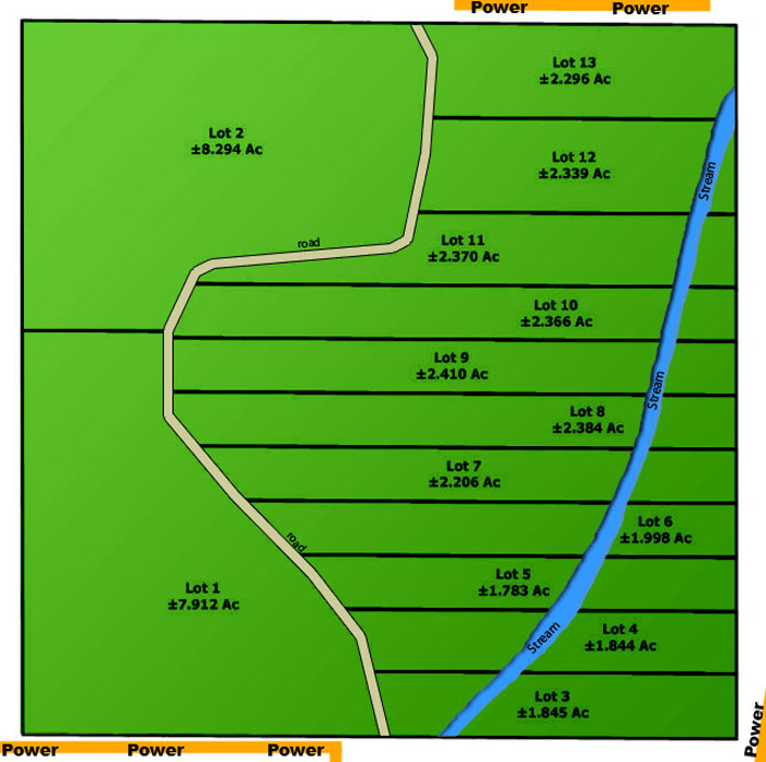 Plat map for Pushmataha in Pushmataha County, Oklahoma