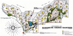 tract layout map for Sangre De Cristo Ranches Tract 4101, 5.14 acres for sale in Costilla County, Colorado