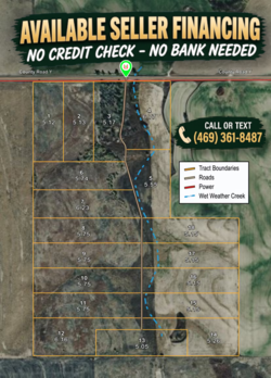 tract layout map for Crandalls Corner Tract 11, 5.75 acres for sale in Graham County, Kansas