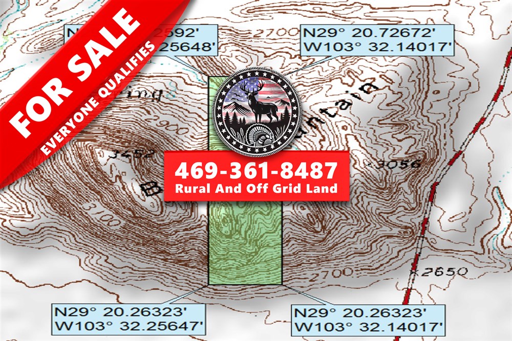 40 acre rural land tract for sale at Terlingua Ranch Tract 1630 in Brewster County, Texas