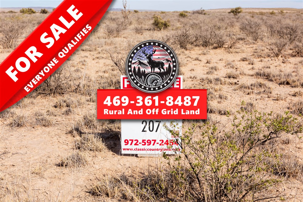30.9 acre rural land tract for sale at Sunrise Ranches Phase IV Tract 207 in Hudspeth County, Texas