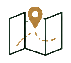 Off-grid land guide icon